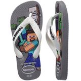 Kids' Minecraft Top Flip Flops