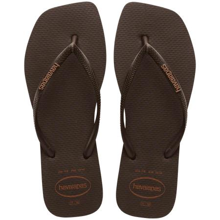 Best Sandals for the Trendy Traveler: Women’s Slim Square Logo Pop-Up Flip Flops.