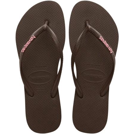 Havaianas’ Womens’ Slim Logo Pop-Up Flip Flops