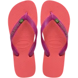 Women's Brazil Logo Flip Flops