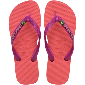Women's Brazil Logo Flip Flops